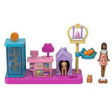 Barbie Mini Barbieland Bebek ve Oyun Seti  Veteriner JCR30