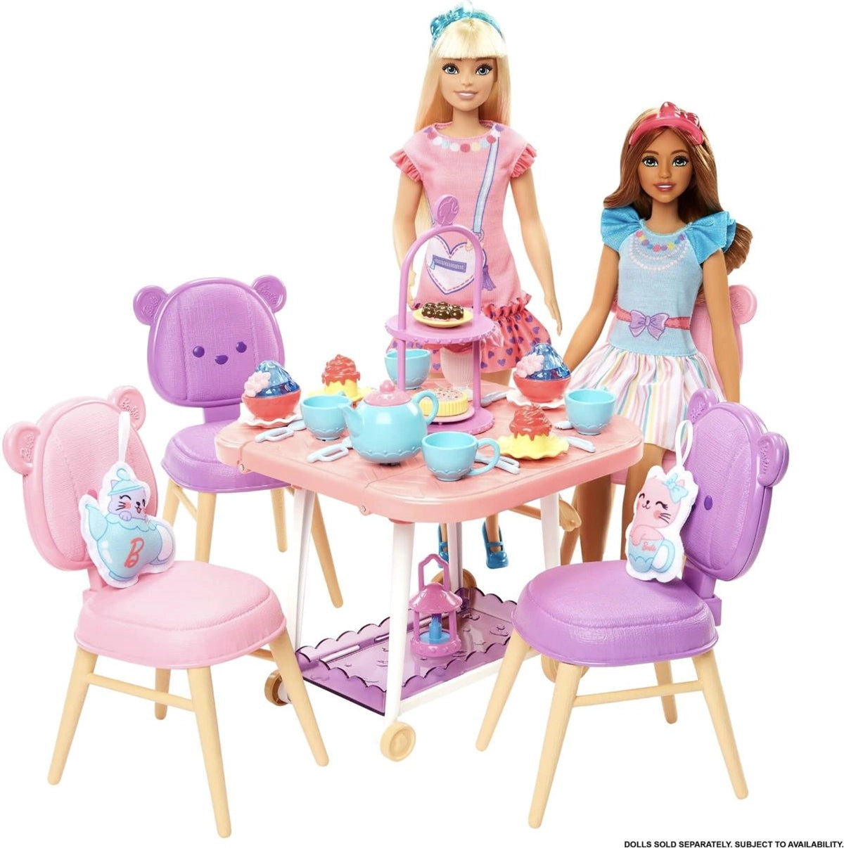 Barbie My First İlk Barbie Bebeğim Çay Partisi Oyun Seti HMM65 | Toysall