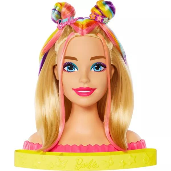 Barbie'nin Gökkuşağı Saçlı Büstü ve Aksesuarları HMD78 | Toysall