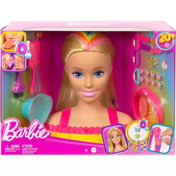 Barbie'nin Gökkuşağı Saçlı Büstü ve Aksesuarları HMD78 | Toysall