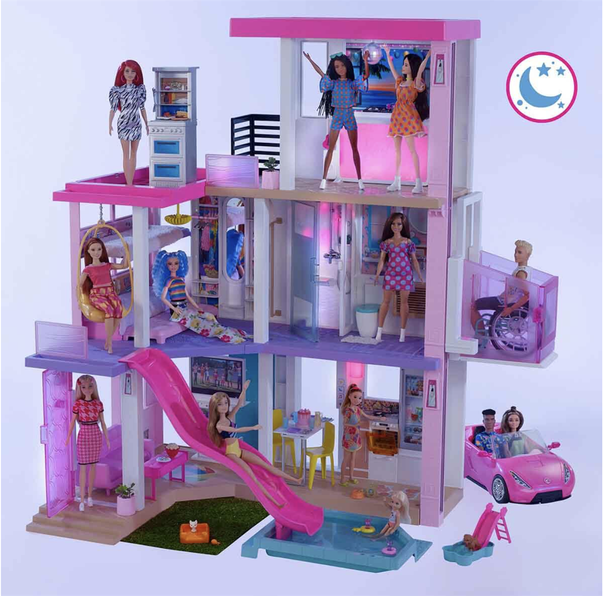 Barbie'nin Işıklı ve Sesli Rüya Evi GRG93 | Toysall
