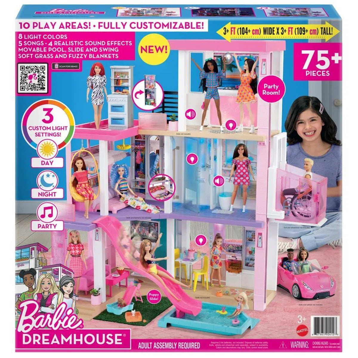 Barbie'nin Işıklı ve Sesli Rüya Evi GRG93 | Toysall