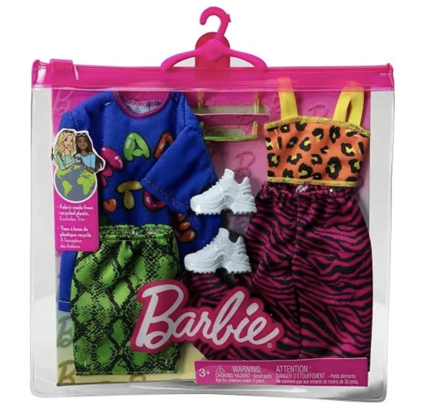 Barbie'nin Kıyafet Koleksiyonu 2'li Paketler GWF04-HJT36 | Toysall