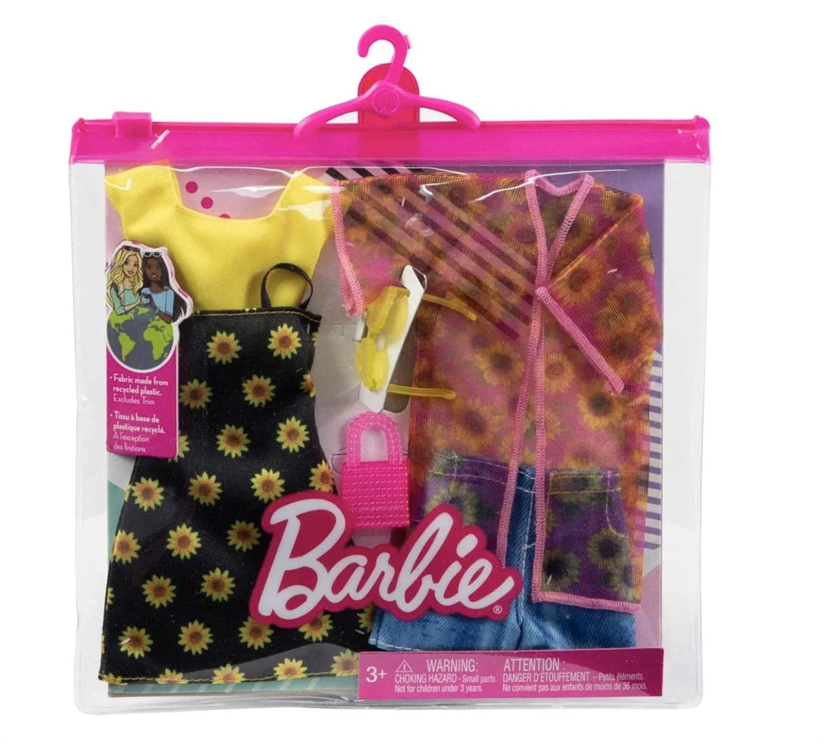 Barbie'nin Kıyafet Koleksiyonu 2'li Paketler GWF04-HBV71 | Toysall