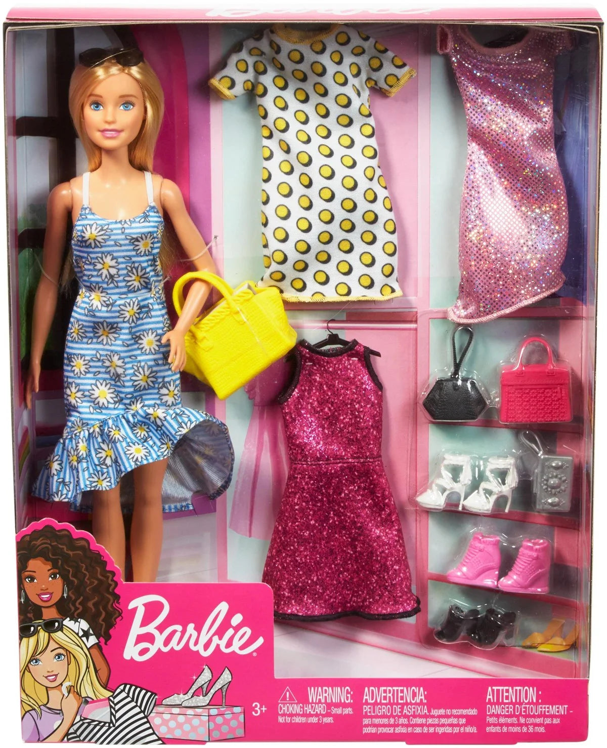 Barbie'nin Kıyafet Kombinleri Oyun Seti GDJ40 | Toysall