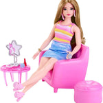 Barbie'nin Kıyafet ve Aksesuar Askısı Oyun Seti HPL78 | Toysall