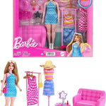 Barbie'nin Kıyafet ve Aksesuar Askısı Oyun Seti HPL78 | Toysall