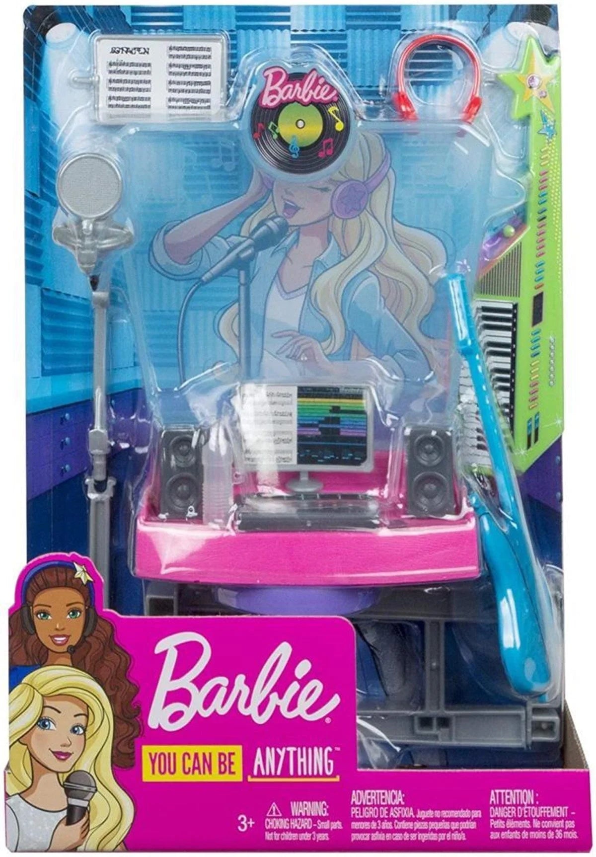 Barbie'nin Meslek Aksesuarları-Müzik Stüdyosu FJB25-GJL67 | Toysall