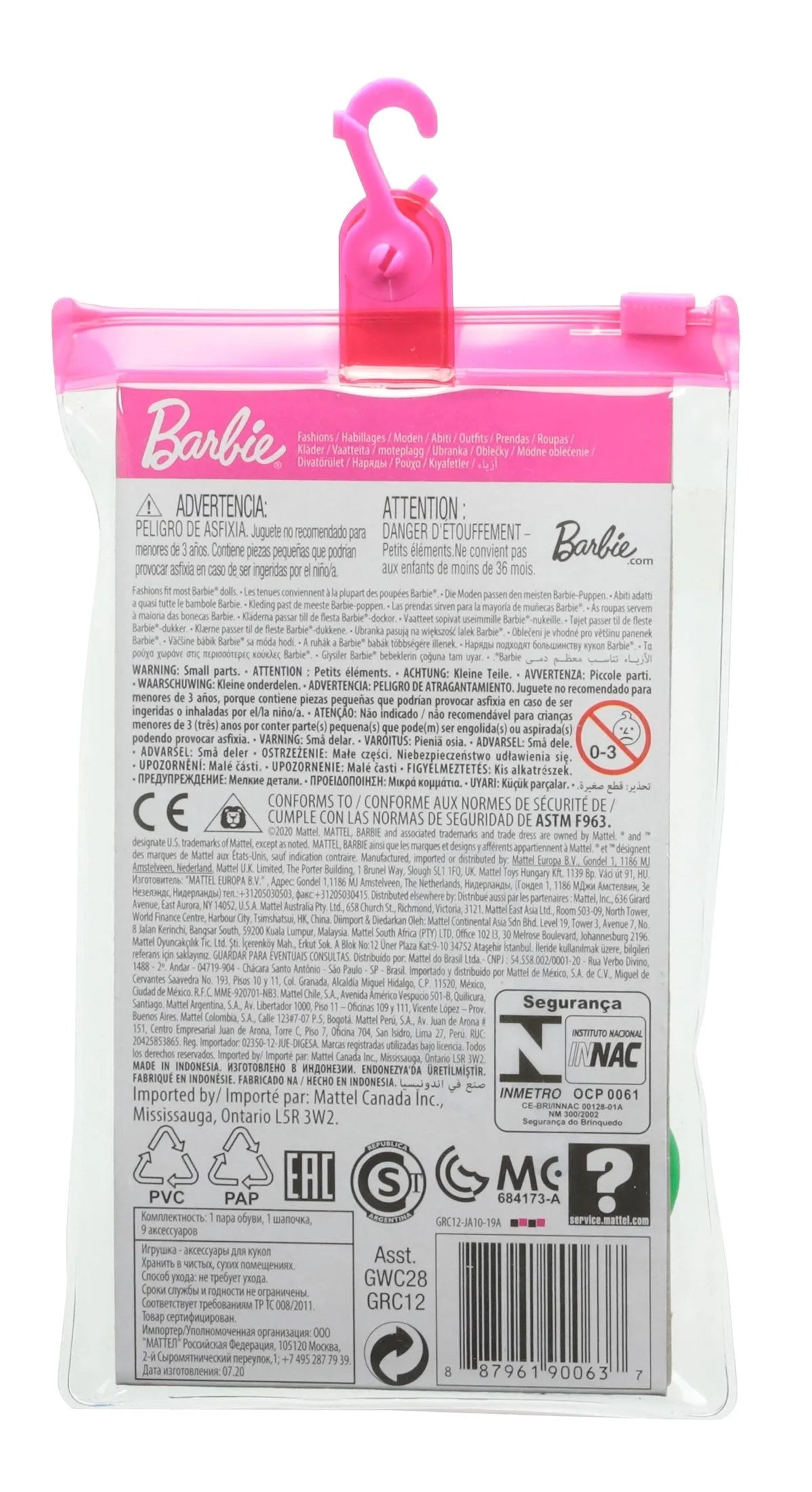 Barbie'nin Moda Aksesuarları Paketi GWD98-GRC12 | Toysall