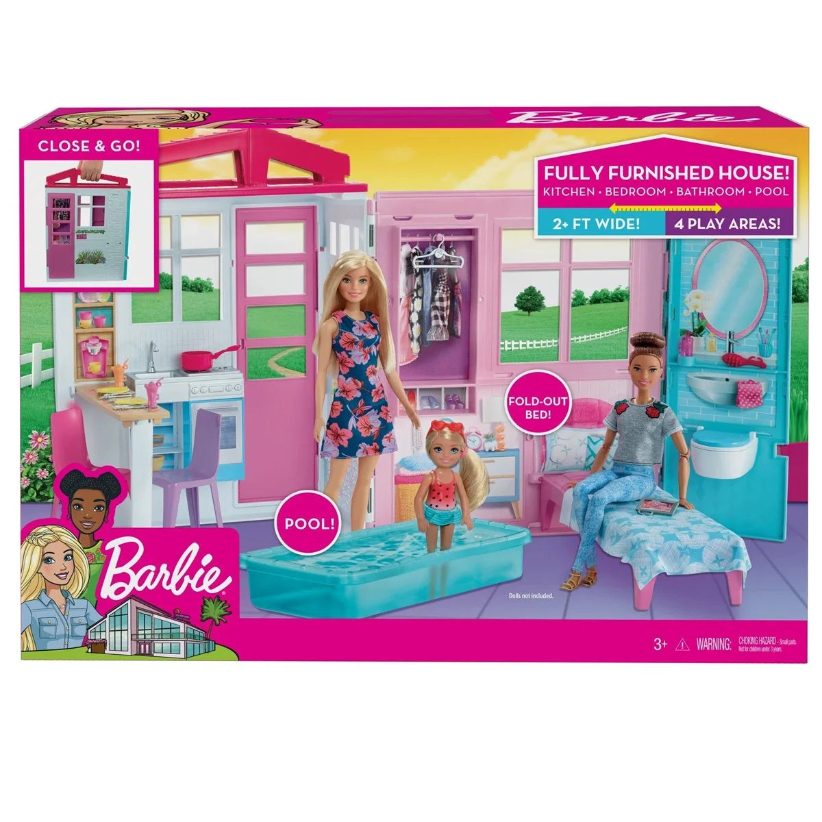 Barbie'nin Taşınabilir Portatif Evi FXG54 | Toysall