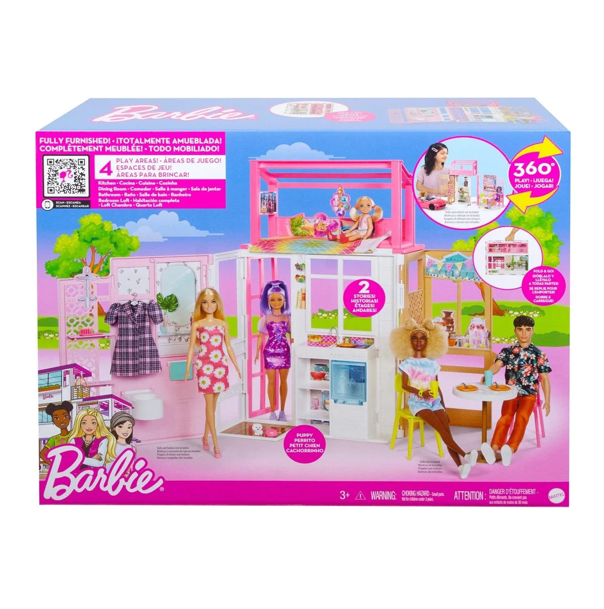 Barbie'nin Taşınabilir Portatif Evi HCD47 | Toysall