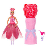 Barbie Petal Pop Gül Elbiseli Bebek JMF59