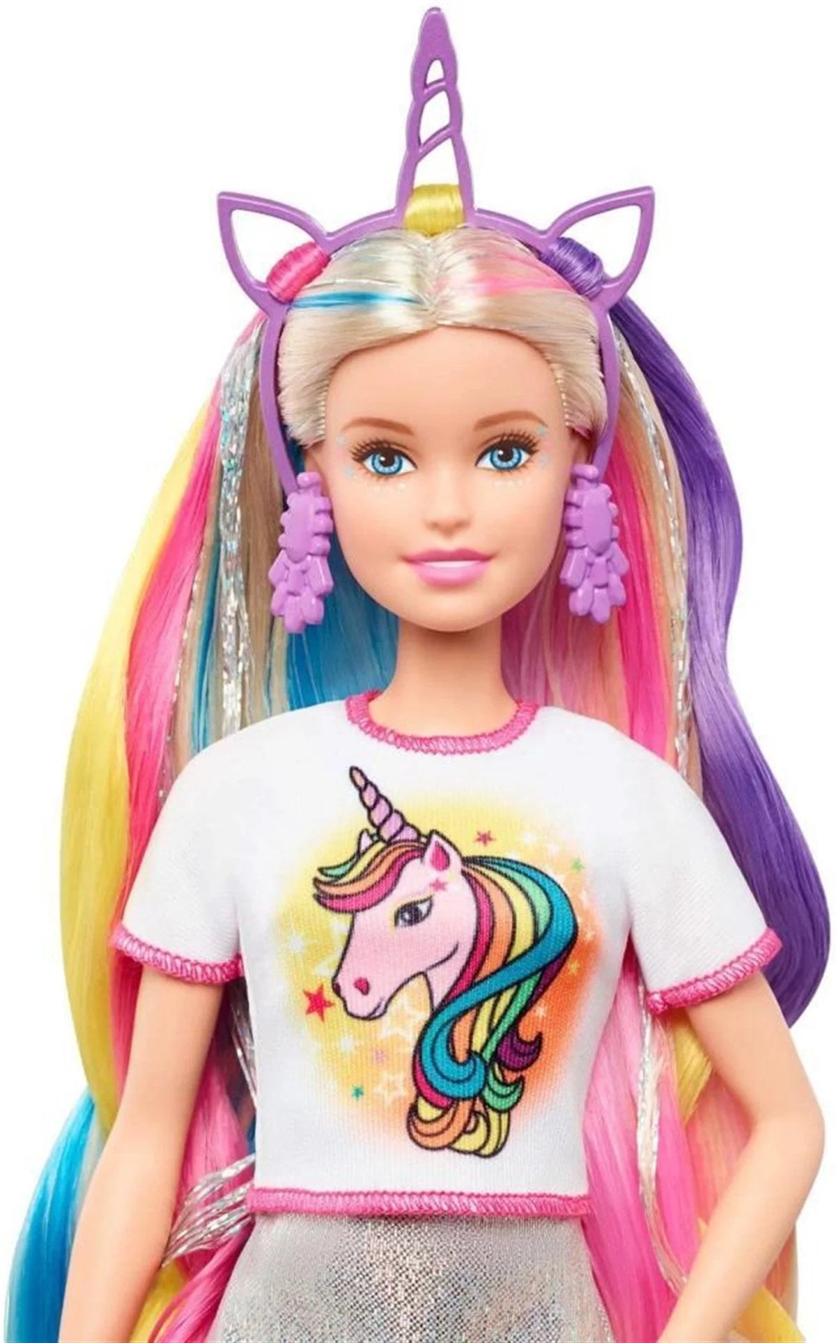 Barbie Rengarenk Saçlar Bebeği GHN04 | Toysall