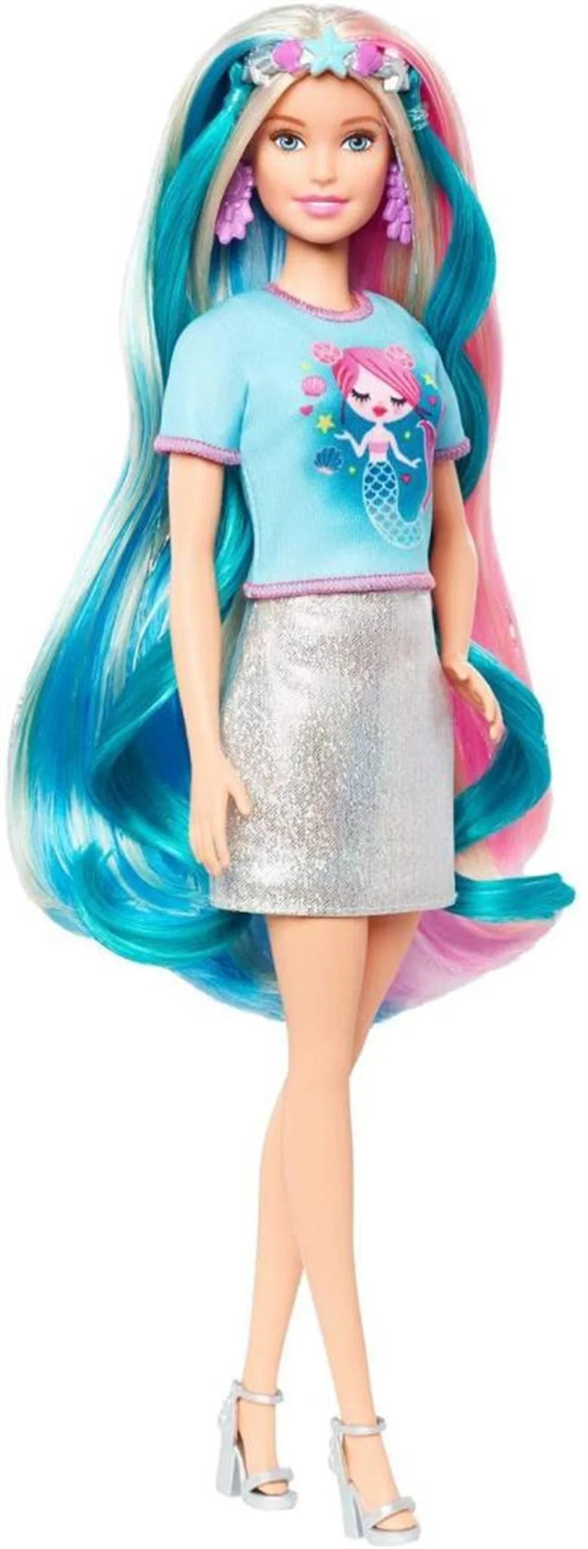 Barbie Rengarenk Saçlar Bebeği GHN04 | Toysall