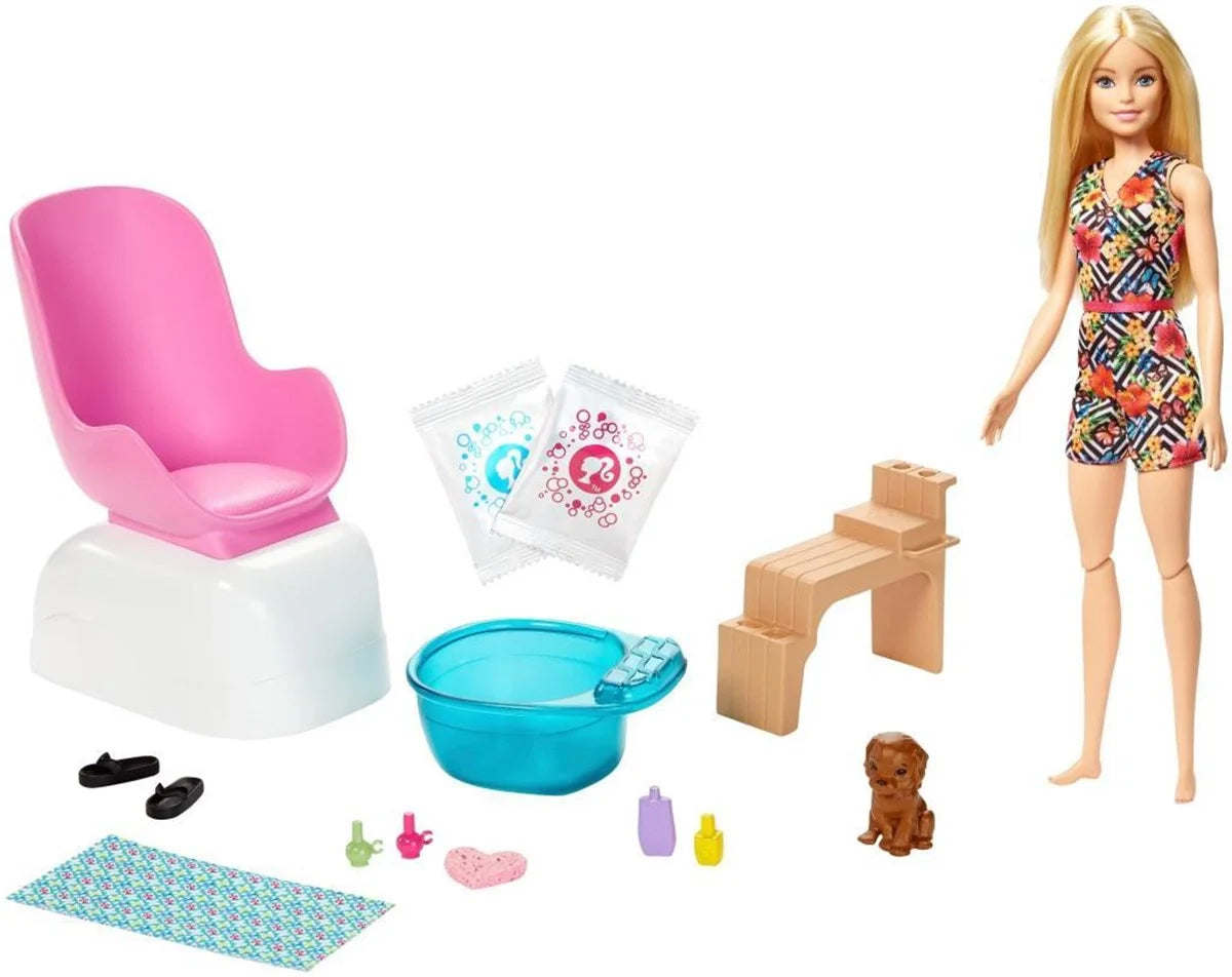 Barbie Sağlıklı Tırnak Bakımı Oyun Seti GHN07 | Toysall