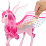 Barbie Sesli ve Işıklı Magic Pegasus ve Aksesuarları HLC40 | Toysall