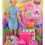 Barbie Seyahatte Bebeği ve Aksesuarları FWV25 | Toysall