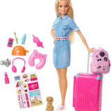 Barbie Seyahatte Bebeği ve Aksesuarları FWV25 | Toysall