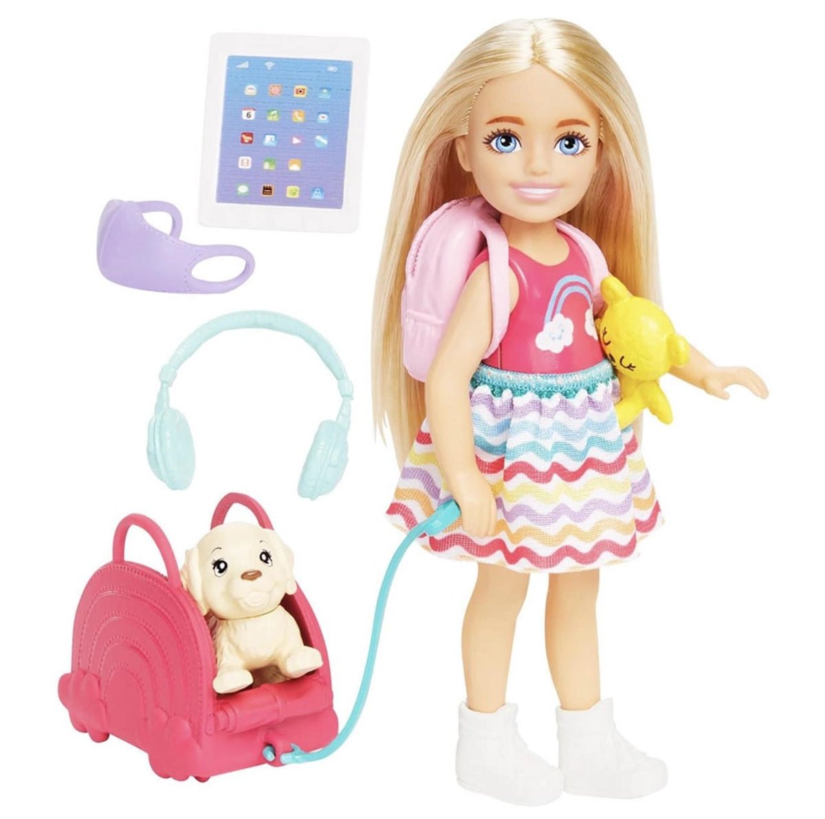 Barbie Seyahatte Chelsea Bebek ve Aksesuarları HJY17 | Toysall