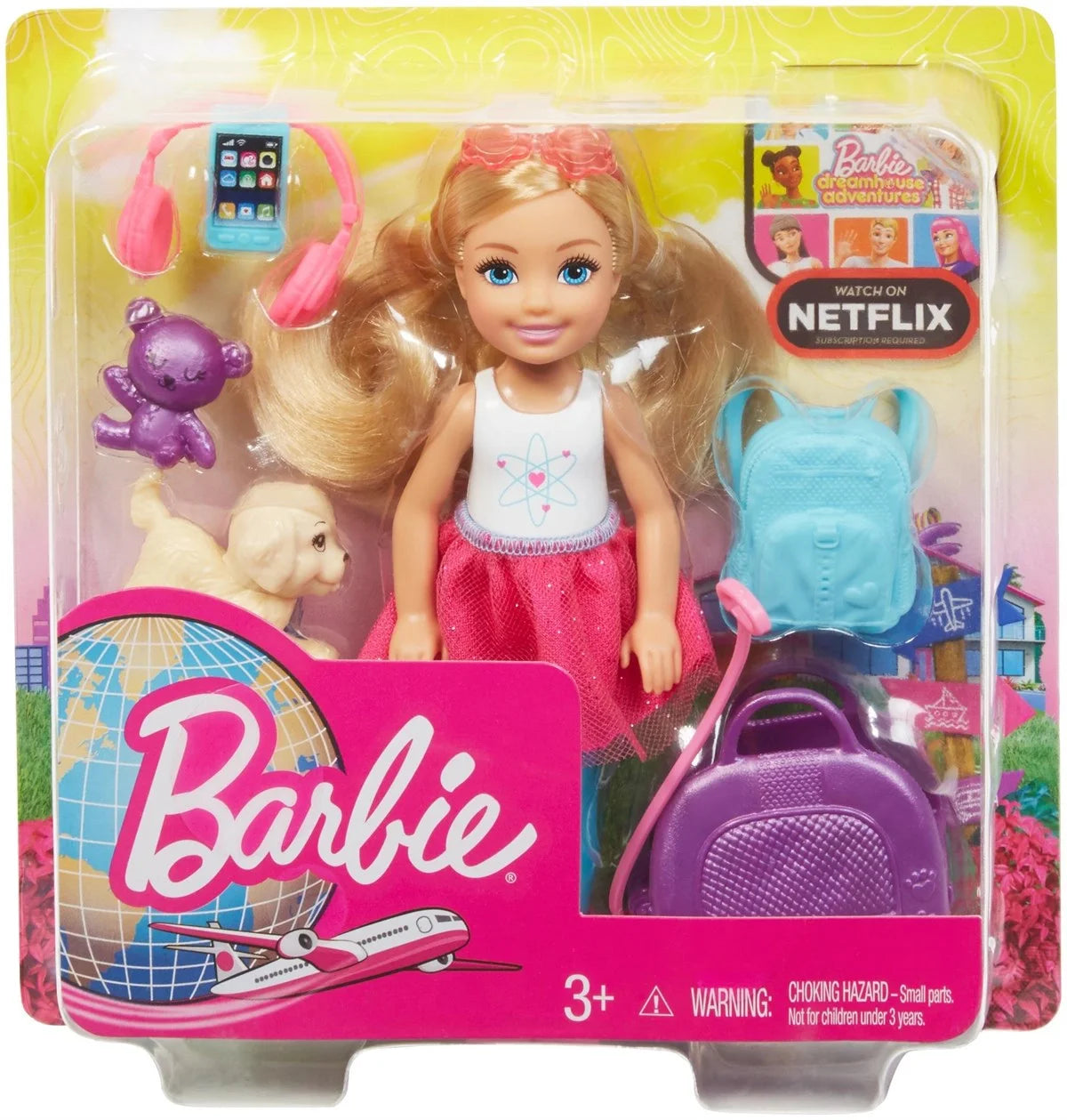 Barbie Seyahatte Chelsea ve Aksesuarları FWV20 | Toysall