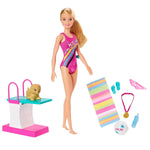 Barbie Seyahatte Yüzücü Barbie Oyun Seti GHK23 | Toysall