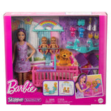 Barbie Skipper İkiz Bebekler Bakımı Oyun Seti HXM99