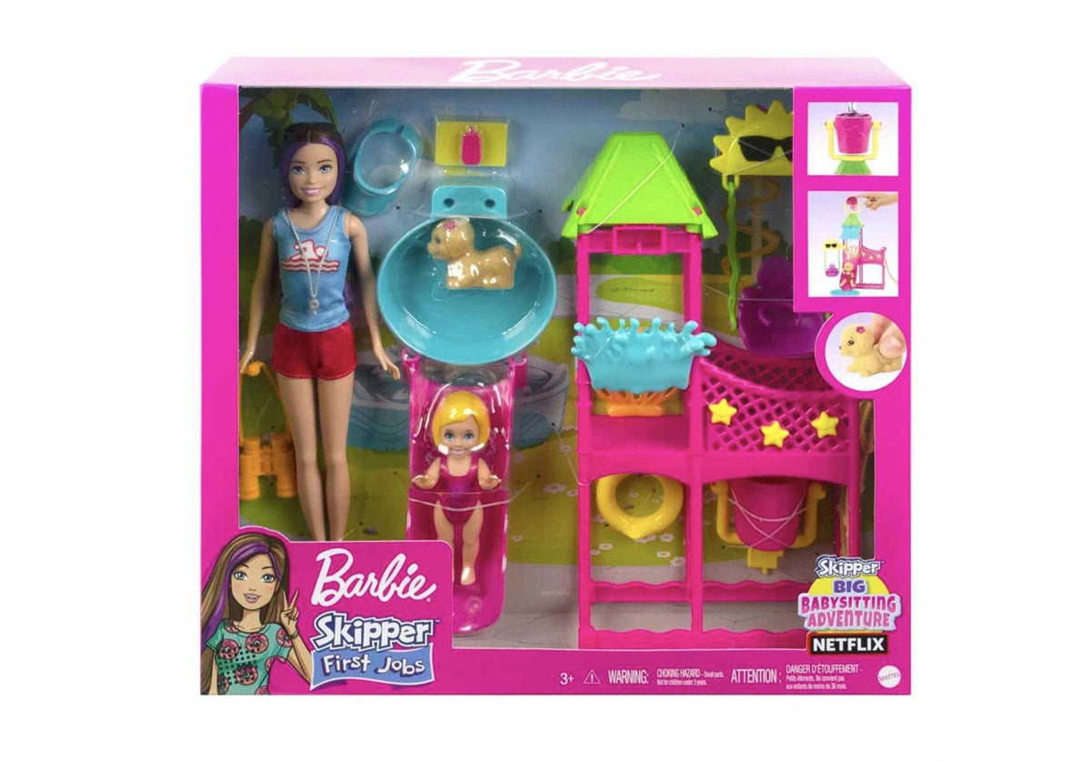 Barbie Skipper'ın Su Parkı Eğlencesi Oyun Seti HKD80 | Toysall