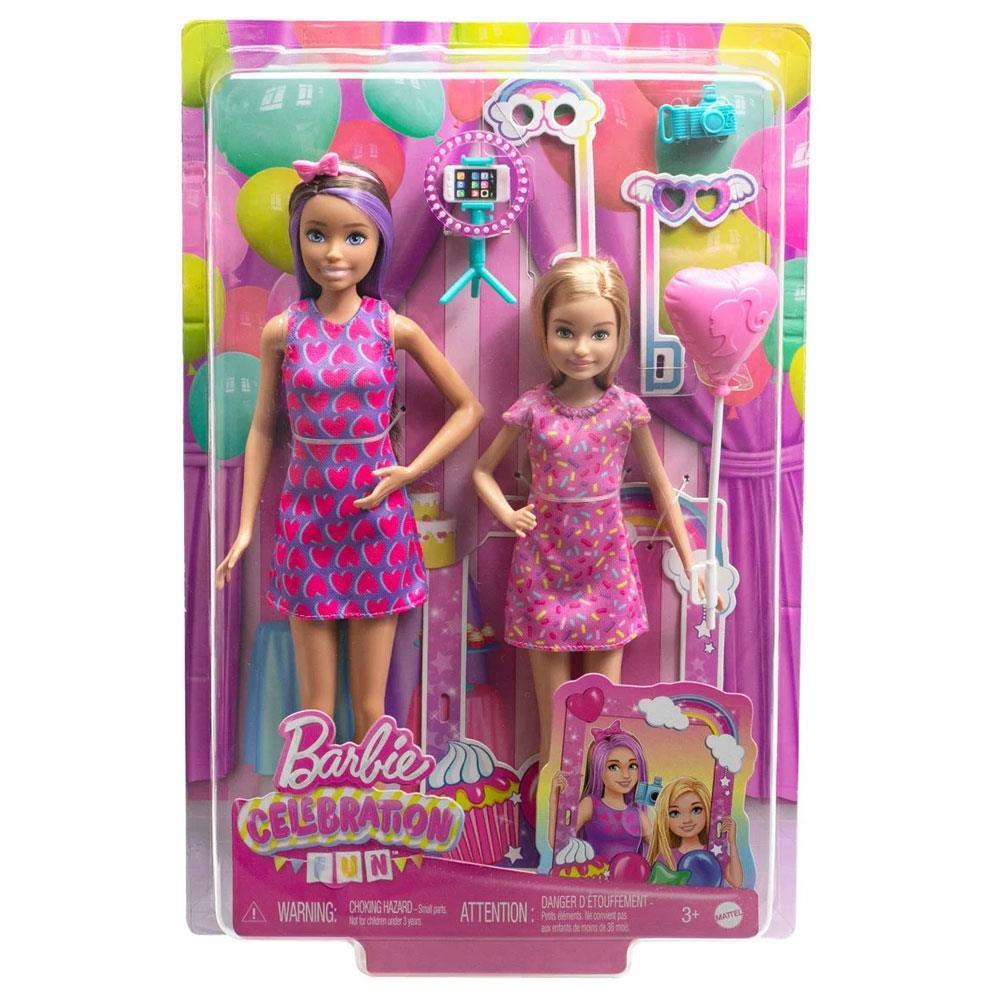 Barbie Skipper ve Stacie Doğum Günü Eğlencesi HKB12 | Toysall