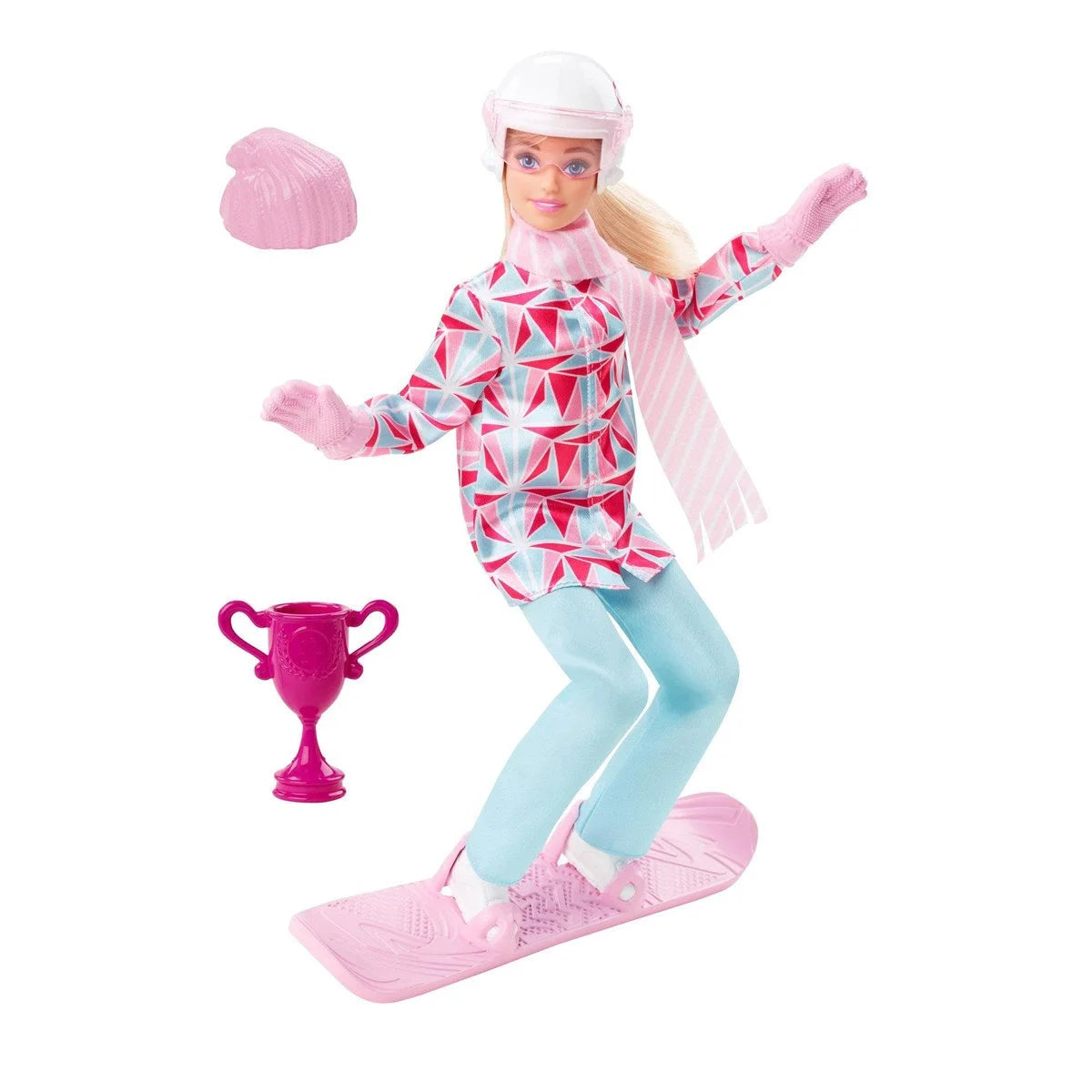 Barbie Snowboard Sporcusu Bebek HCN32 | Toysall