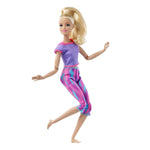 Barbie Sonsuz Hareket Bebeği Sarışın Desenli Taytlı GXF04 | Toysall