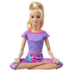 Barbie Sonsuz Hareket Bebeği Sarışın Desenli Taytlı GXF04 | Toysall