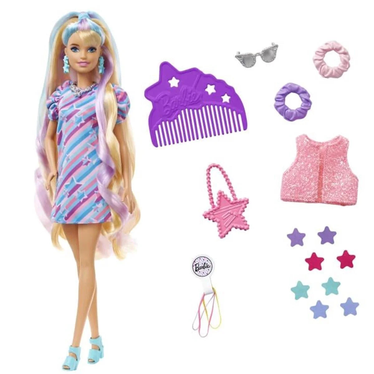 Barbie Upuzun Muhteşem Saçlı Bebekler HCM87-HCM88 | Toysall