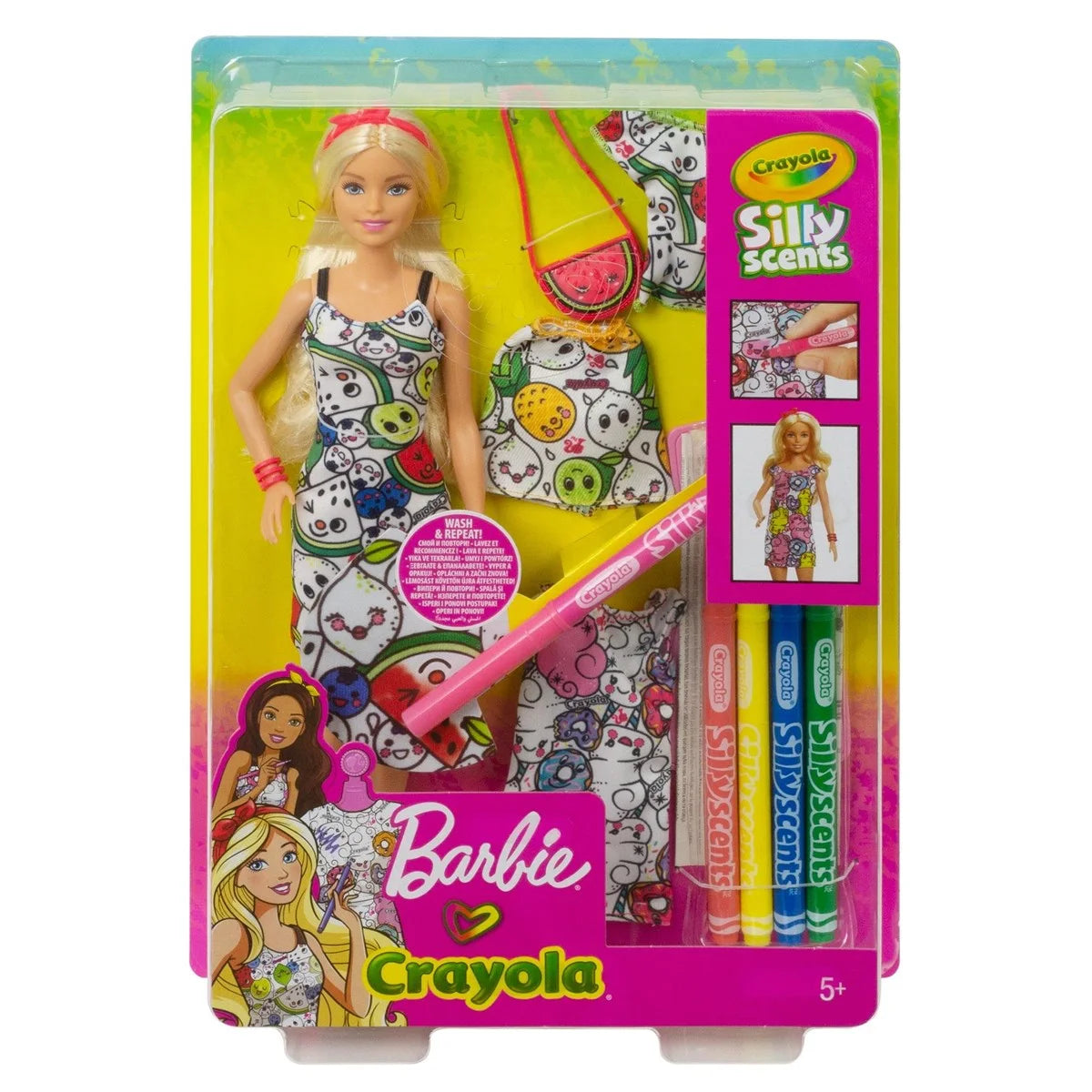 Barbie ve Crayola Renkli Kıyafetler GGT44 | Toysall