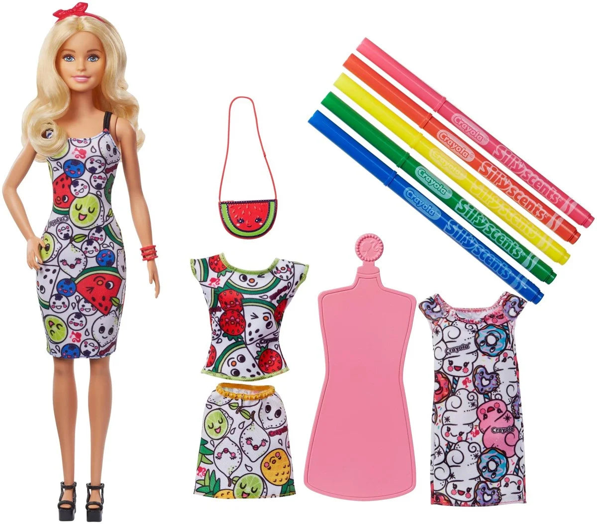 Barbie ve Crayola Renkli Kıyafetler GGT44 | Toysall