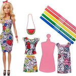 Barbie ve Crayola Renkli Kıyafetler GGT44 | Toysall