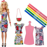 Barbie ve Crayola Renkli Kıyafetler GGT44 | Toysall