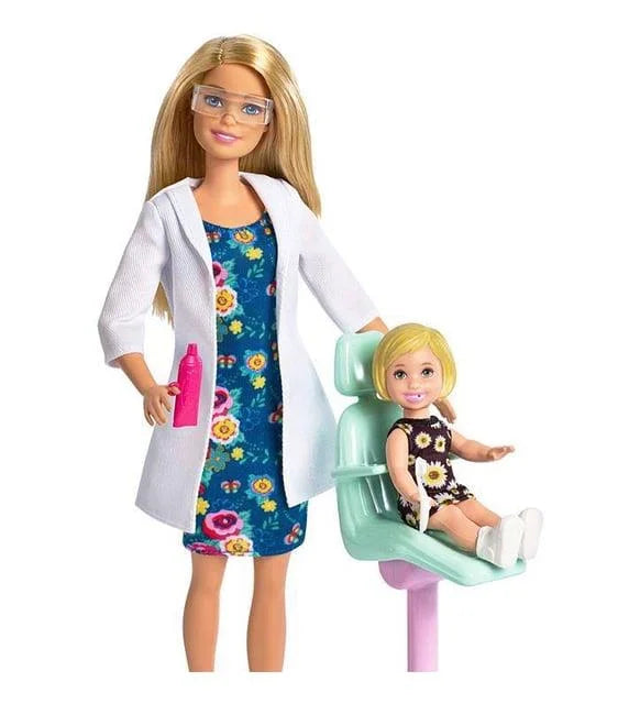 Barbie ve Meslekleri Oyun Setleri - Diş Doktoru DHB63-FXP16 | Toysall