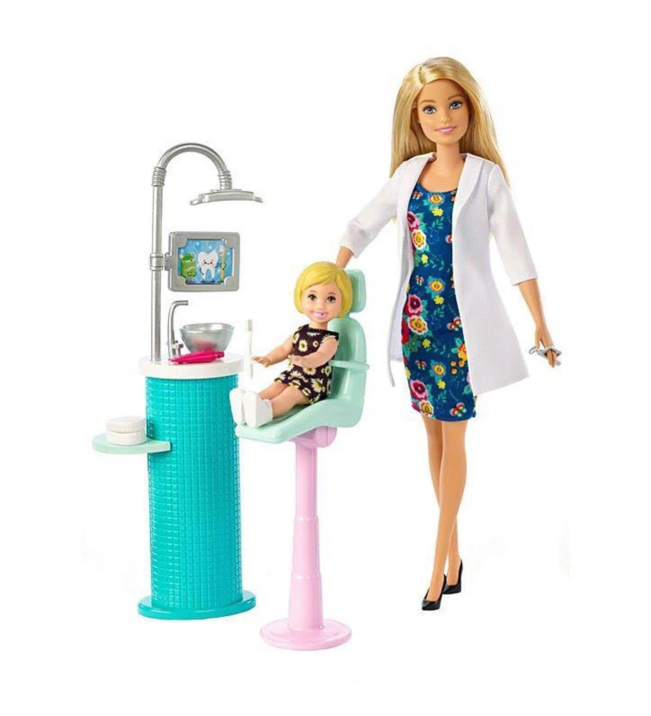 Barbie ve Meslekleri Oyun Setleri - Diş Doktoru DHB63-FXP16 | Toysall