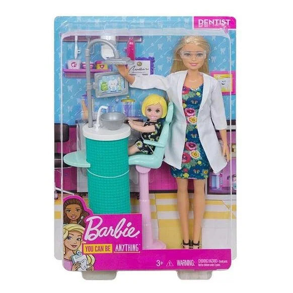 Barbie ve Meslekleri Oyun Setleri - Diş Doktoru DHB63-FXP16 | Toysall