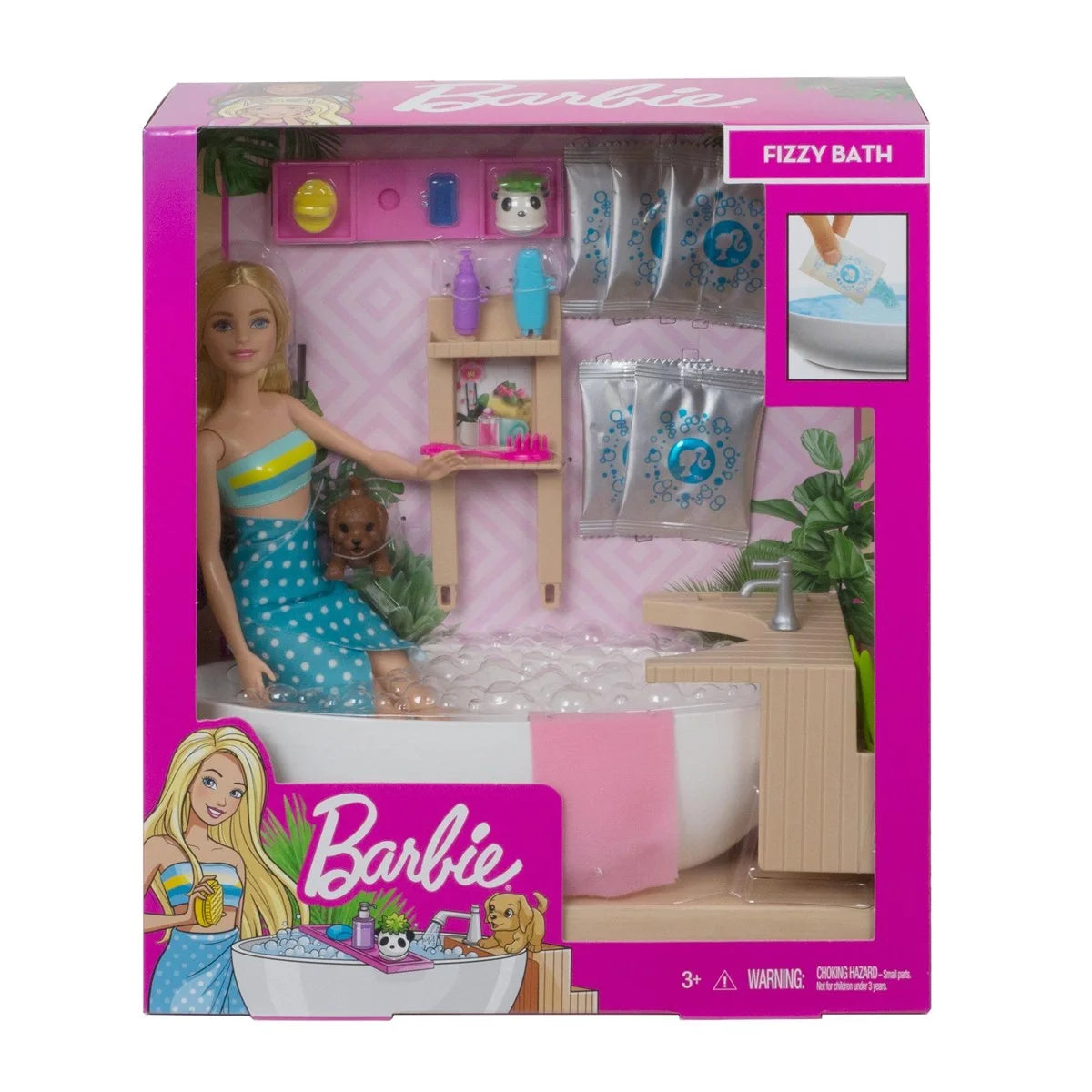 Barbie Wellness Barbie'nin Spa Günü Oyun Seti GJN32 | Toysall