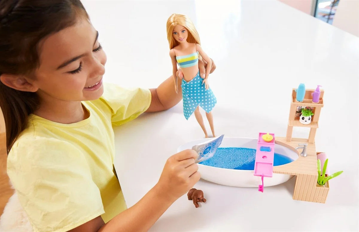 Barbie Wellness Barbie'nin Spa Günü Oyun Seti GJN32 | Toysall