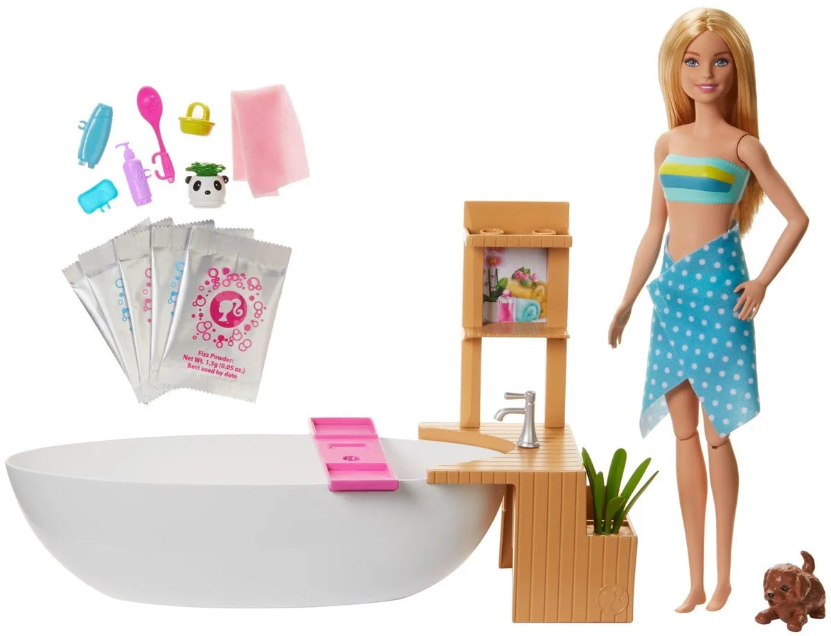 Barbie Wellness Barbie'nin Spa Günü Oyun Seti GJN32 | Toysall