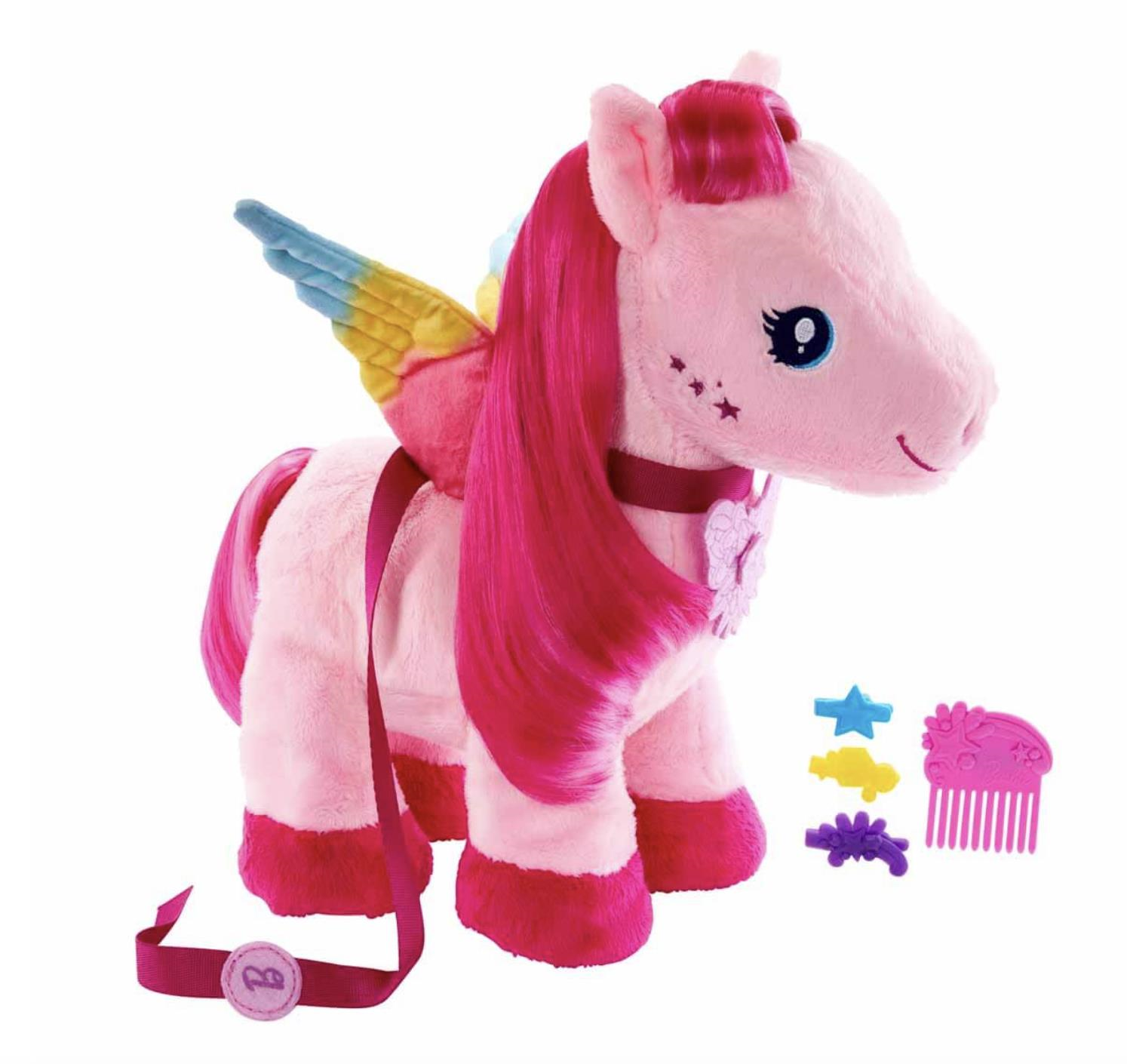 Barbie Yürüyen ve Kanat Çırpan Peluş Pegasus HPJ50 | Toysall
