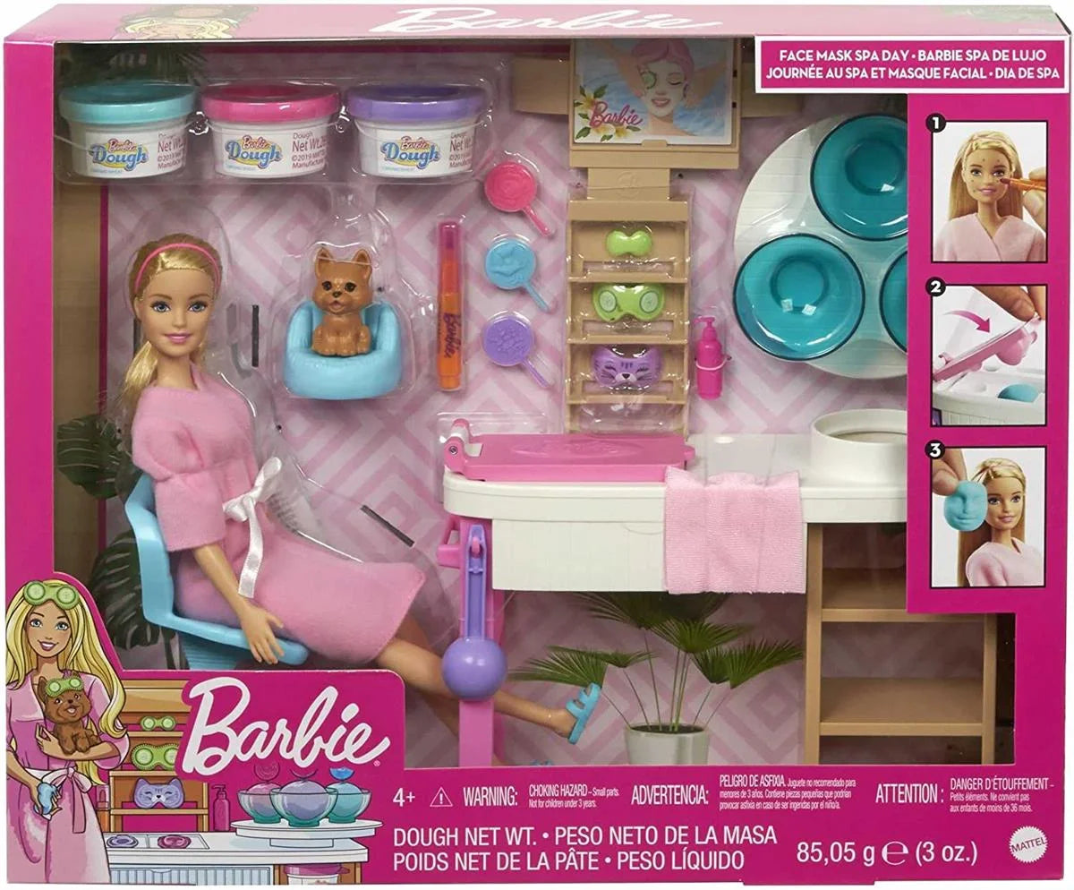 Barbie Yüz Bakımı Yapıyor Oyun Seti GJR84 | Toysall