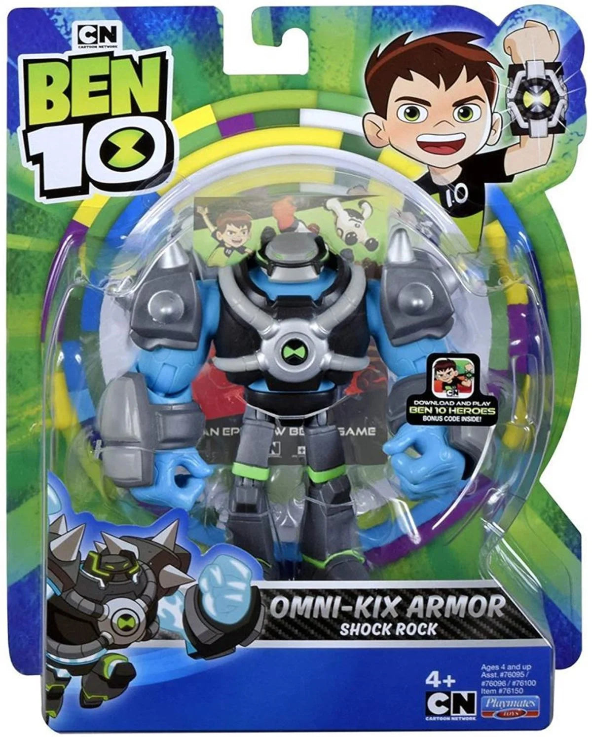 Ben 10 Aksiyon Figürler Omni-Kix Armor ShockRock  BEN43200 | Toysall