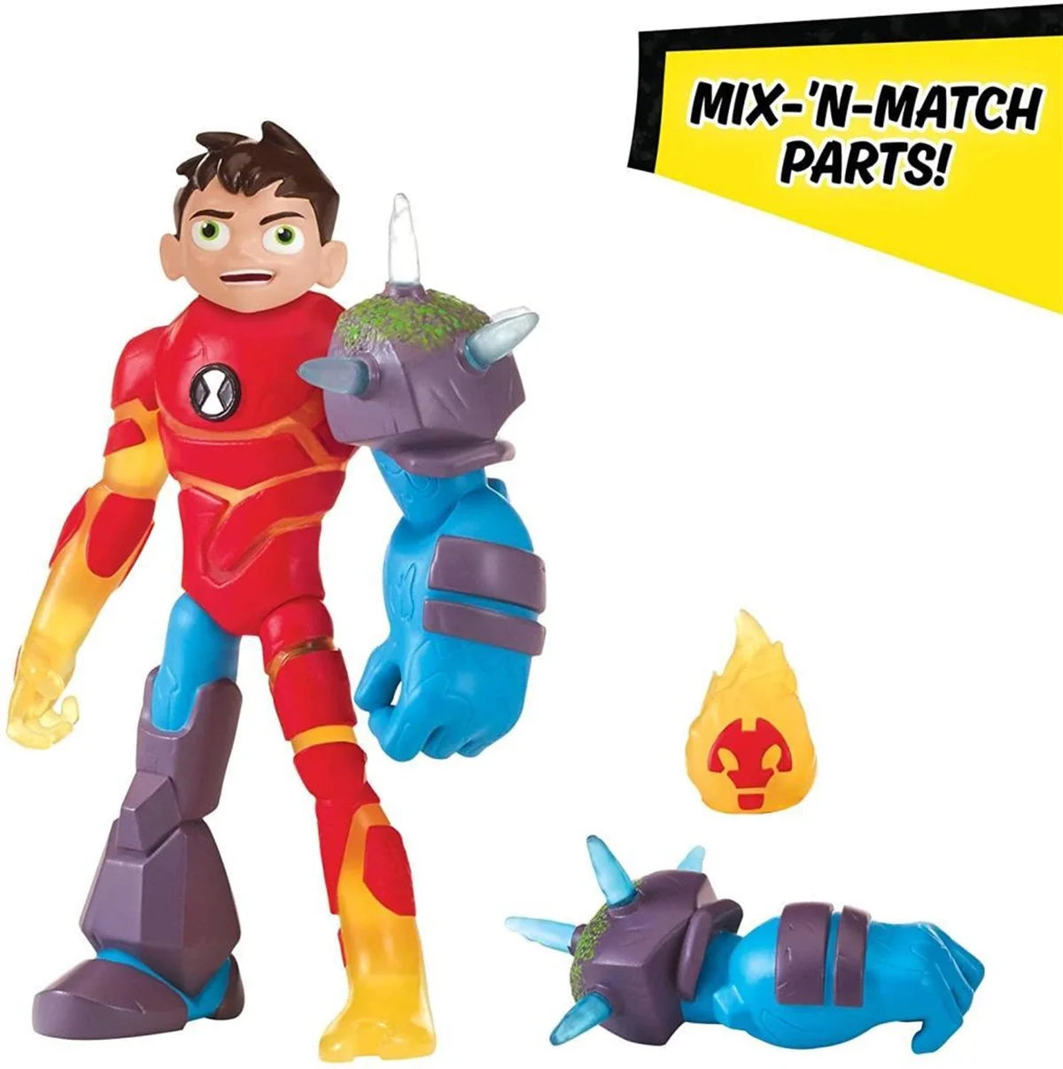 Ben 10 Aksiyon Figürleri Ben Heatblast Shockrock  BEN43000 | Toysall