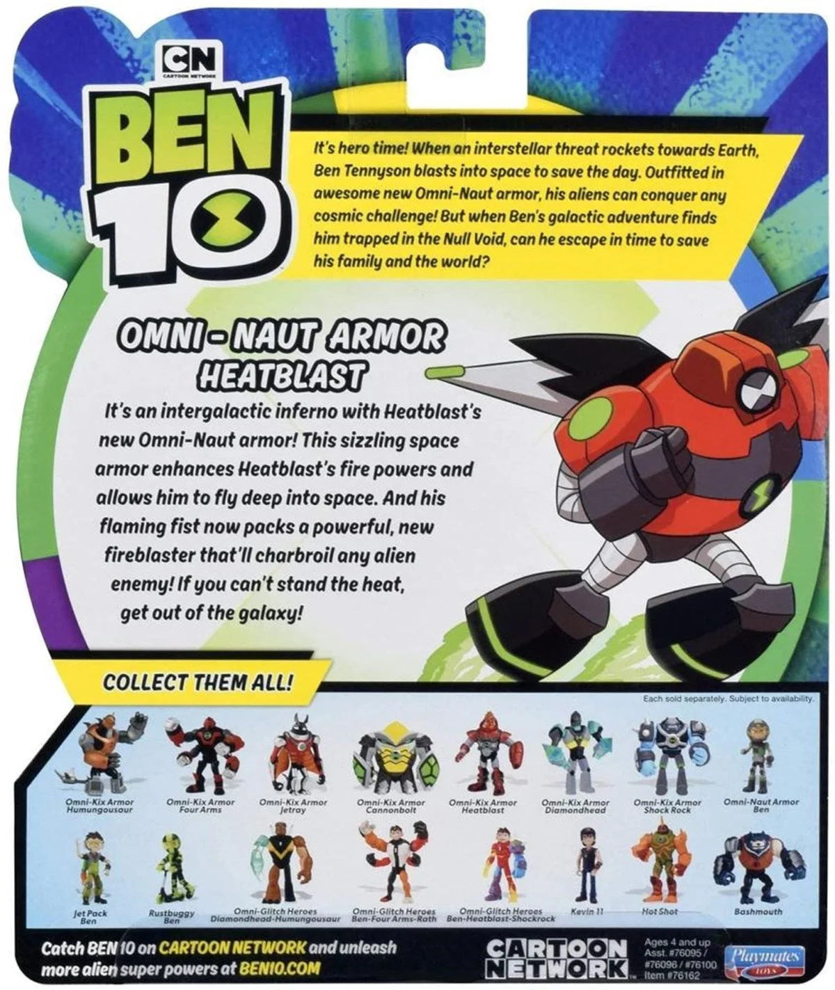 Ben 10 Aksiyon Figürleri OmniNaut Armor Heatblast BEN53110 | Toysall