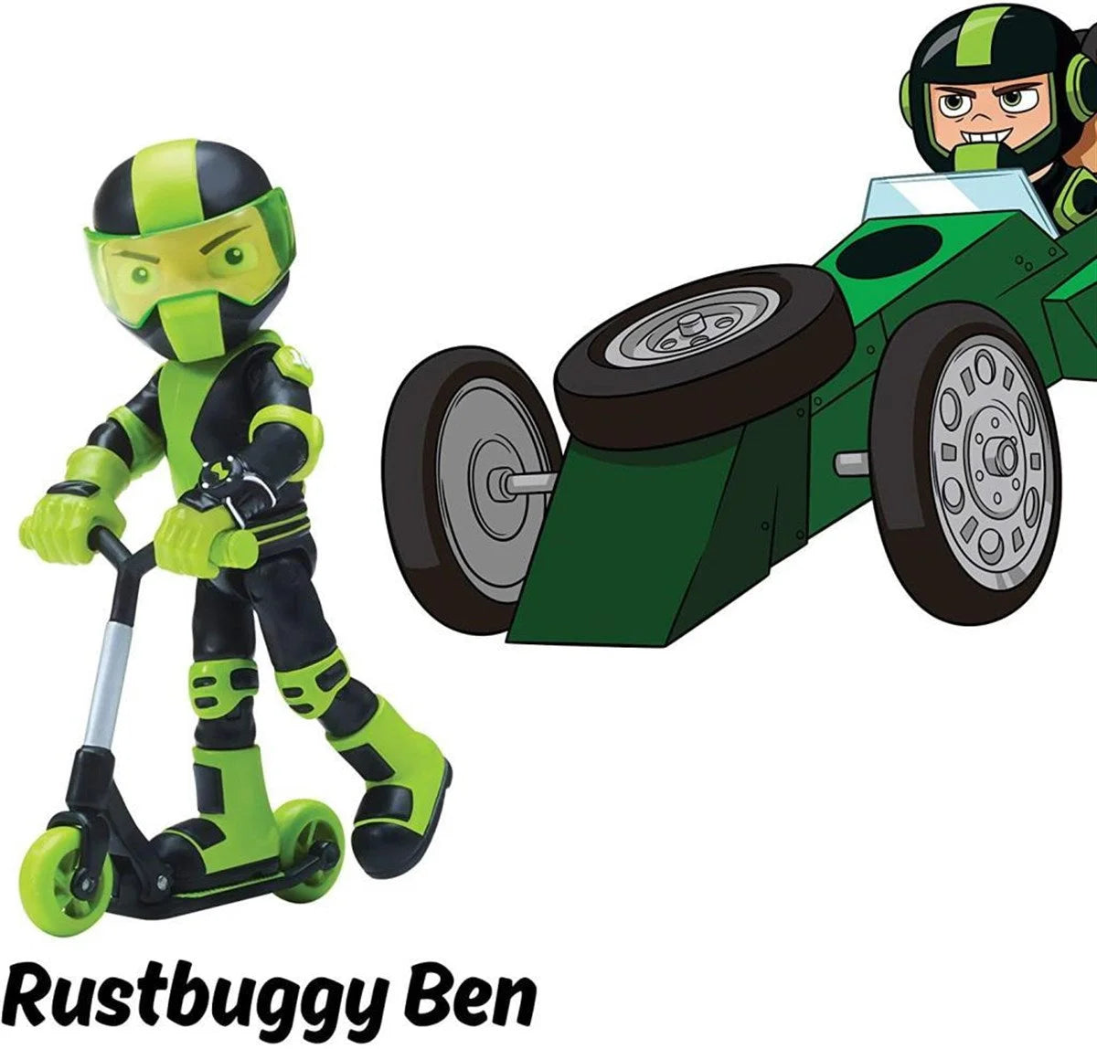 Ben 10 Rustbuggy Figür ve Scooter BEN43100 | Toysall