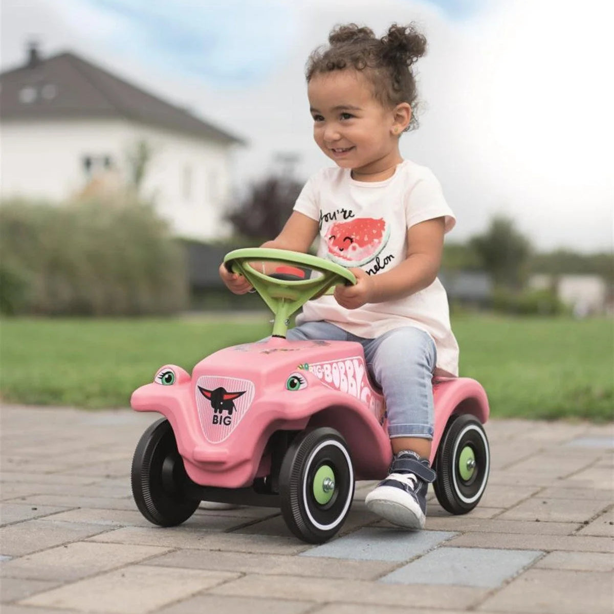 BIG Bobby Car Klasik 4 Tekerlekli Bingit Araba -  Flower 800056110 | Toysall