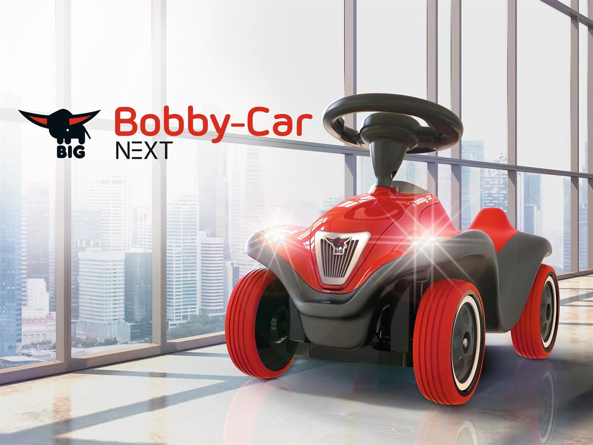 BIG Bobby Car Next Bingit Araba (LED Far+Sesli) - Kırmızı 800056230 | Toysall